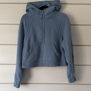 Blue Lululemon Scuba Oversized Half Zip